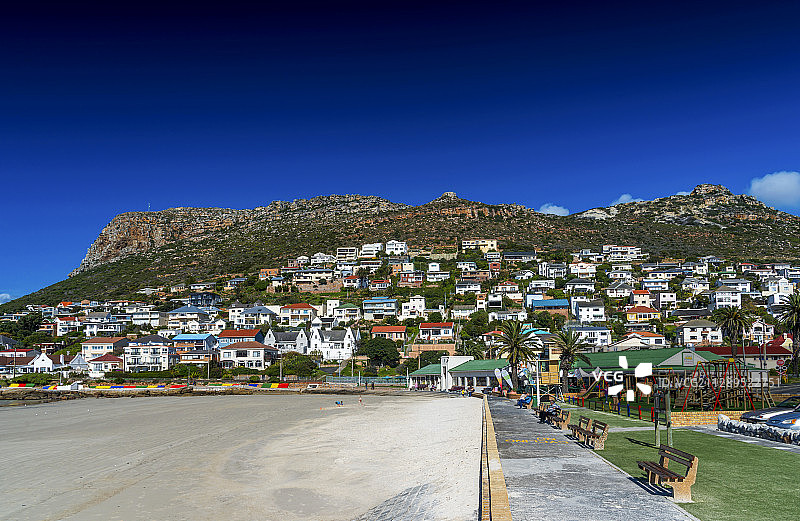 南非开普敦渔人沙滩（Fish Hoek Beach）风光图片素材