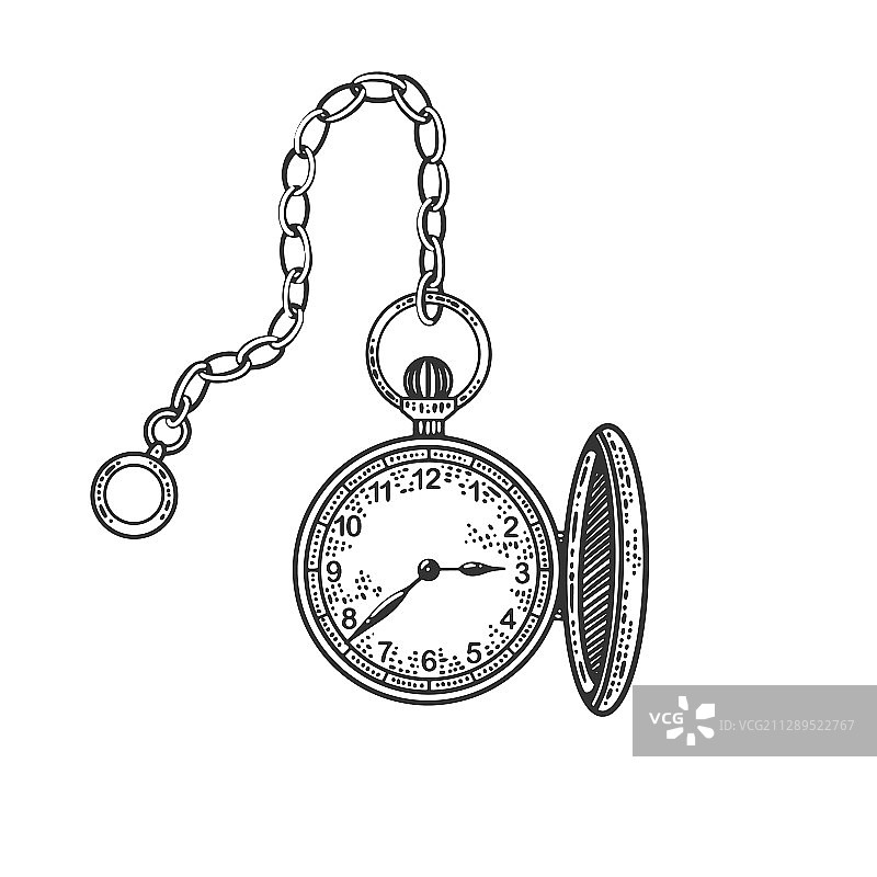 老式时钟雕刻图片素材