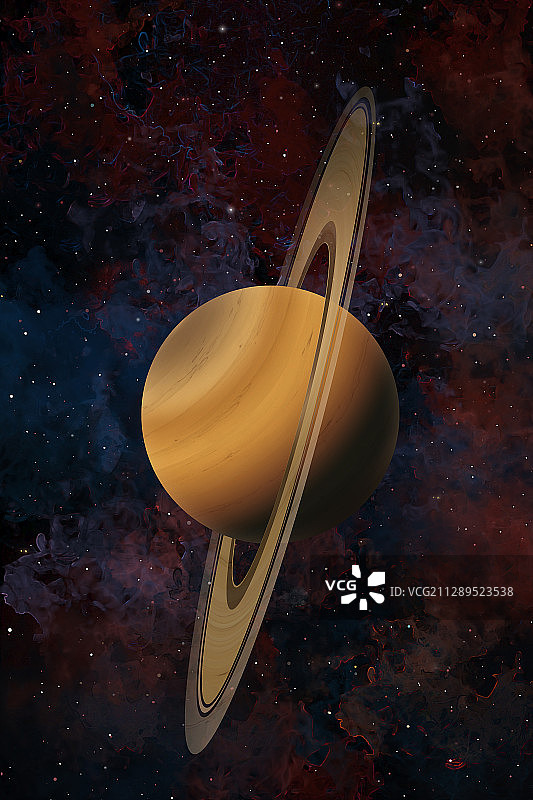 宇宙太阳系行星插画图片素材