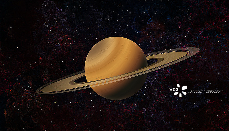 宇宙太阳系行星插画图片素材