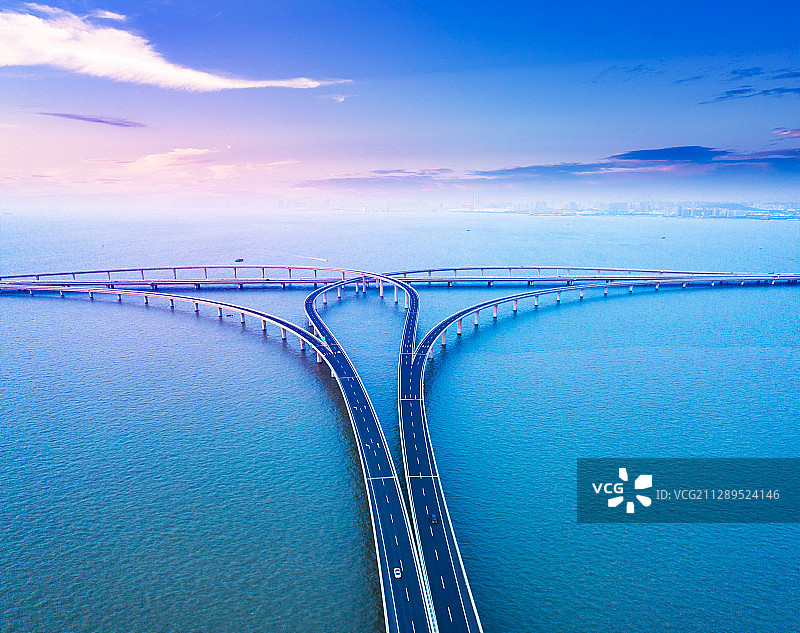 青岛胶州湾跨海大桥图片素材