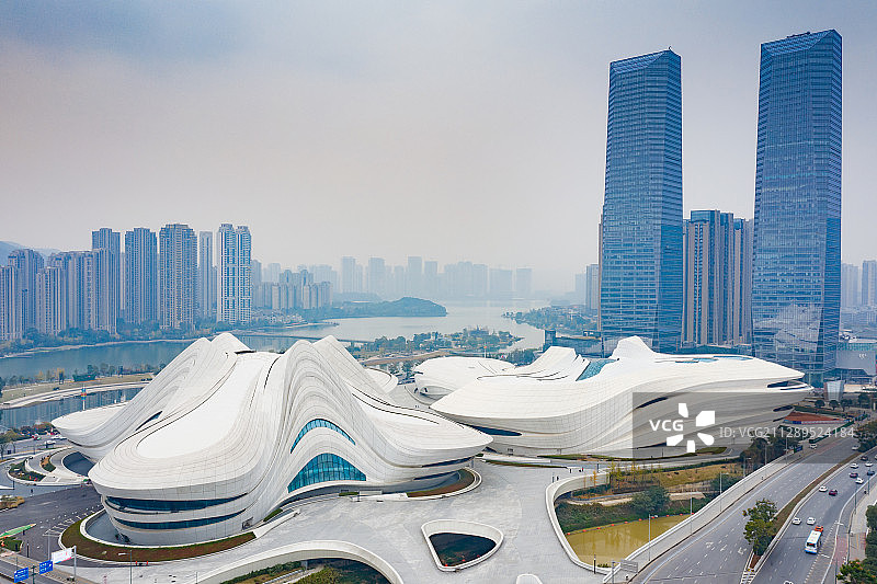 长沙梅溪湖图片素材