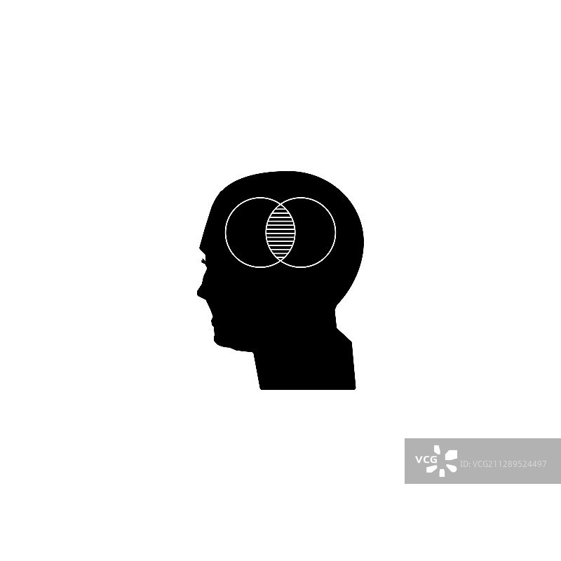 指示牌与融合线性图标图片素材