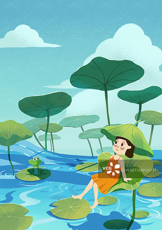 二十四节气-夏至图片素材