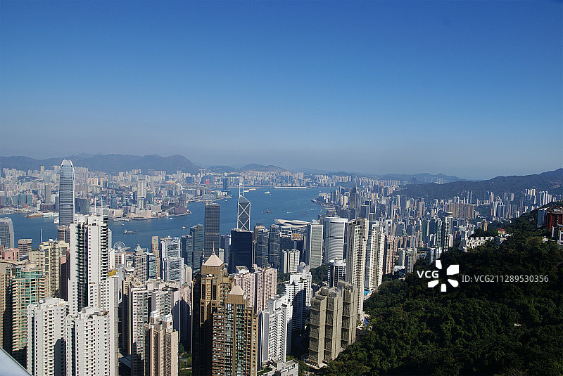 香港维多利亚港图片素材