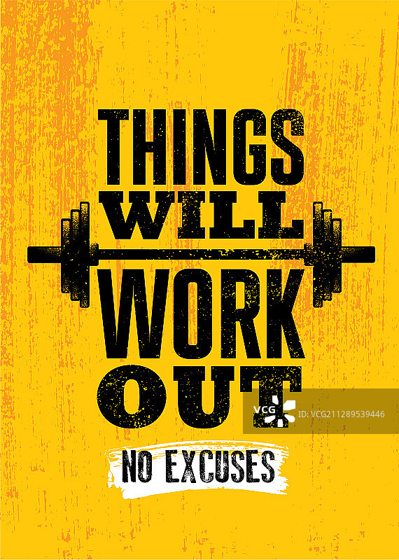 励志运动：没有借口图片素材