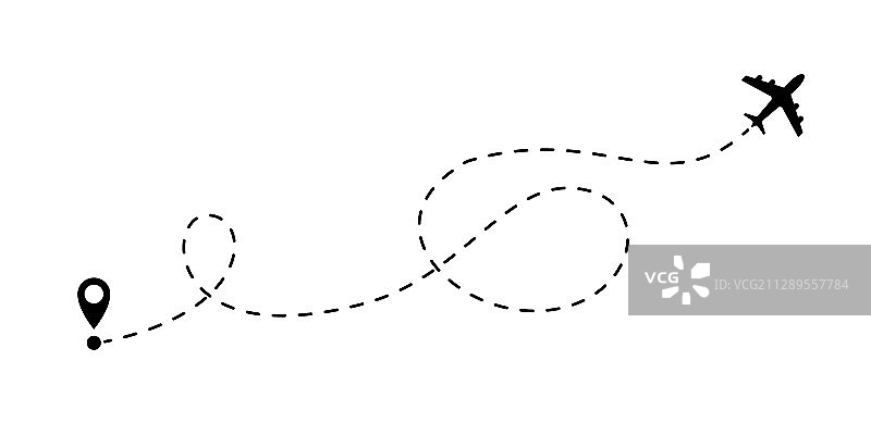 飞机航线飞行图标图片素材