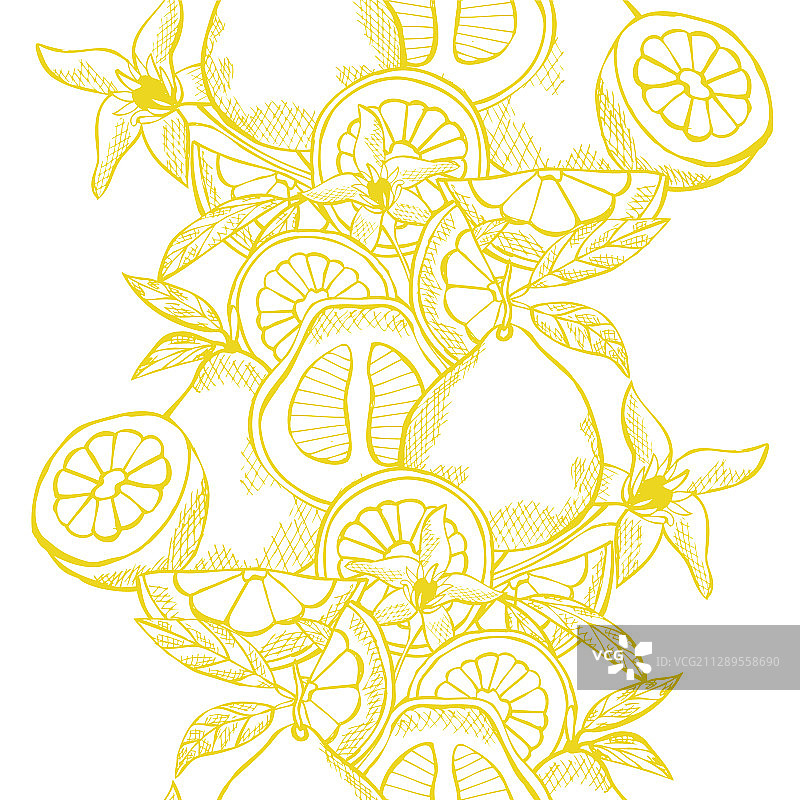 水果无缝模式图片素材