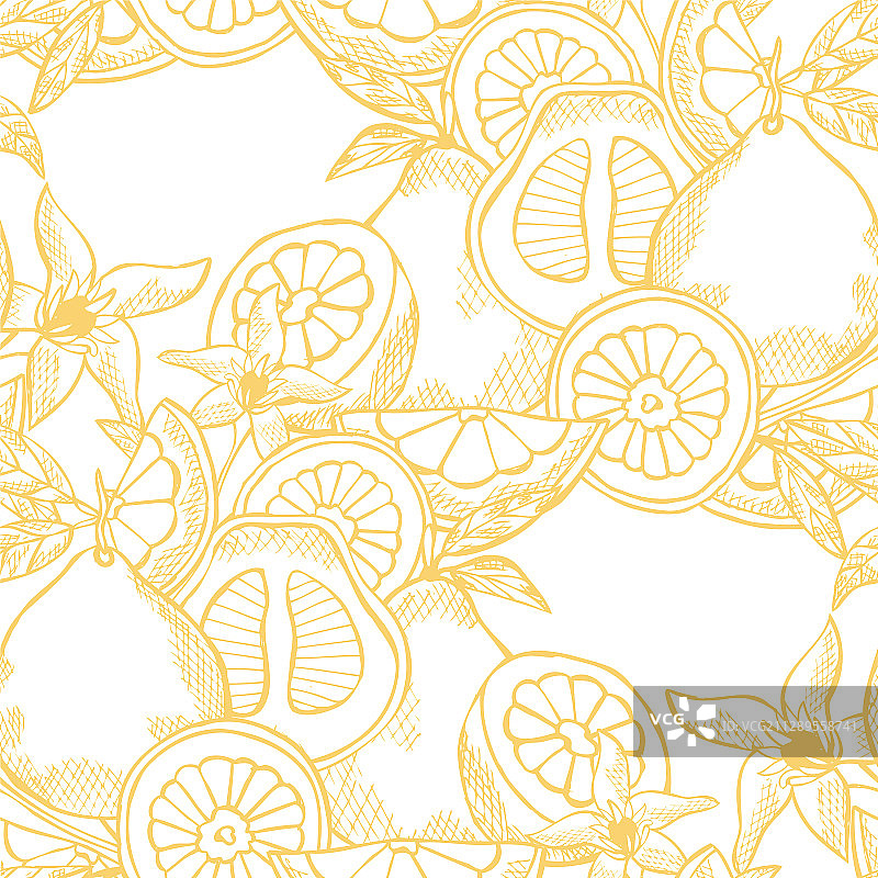 水果无缝模式图片素材