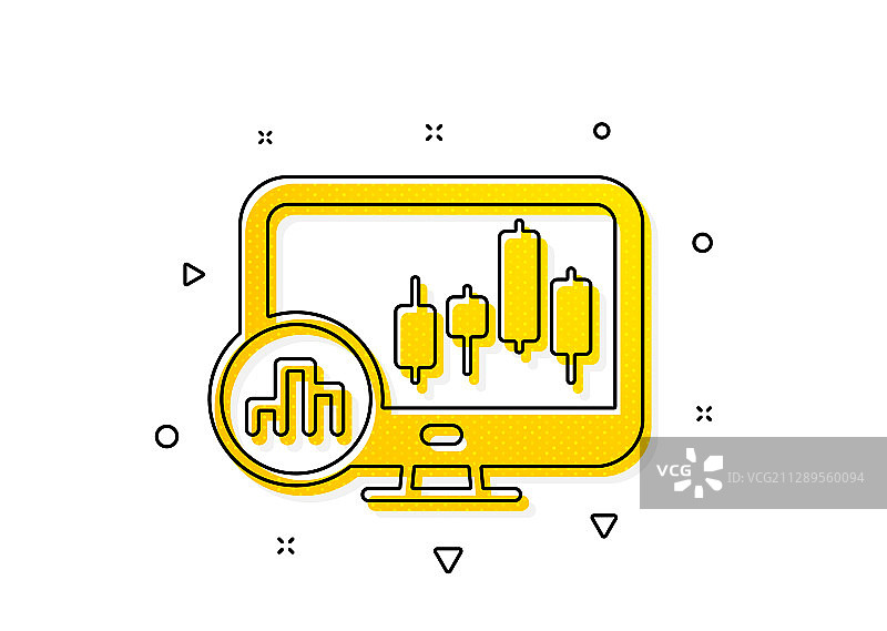 烛台图表图标分析图标志图片素材