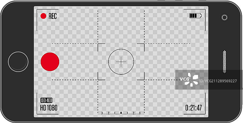 手机录制边框相机图片素材