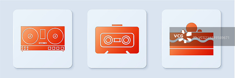 复古录音带DJ遥控器图片素材