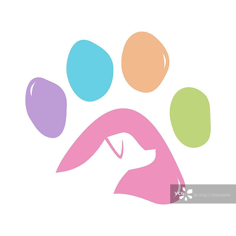 狗爪标志图片素材