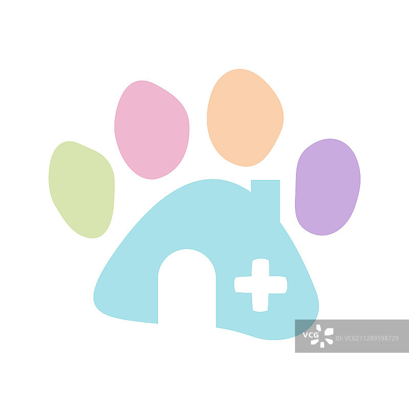 医疗爪子标志图片素材