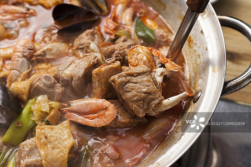 牛肉排骨火锅图片素材