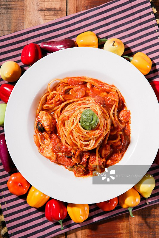 番茄意面图片素材