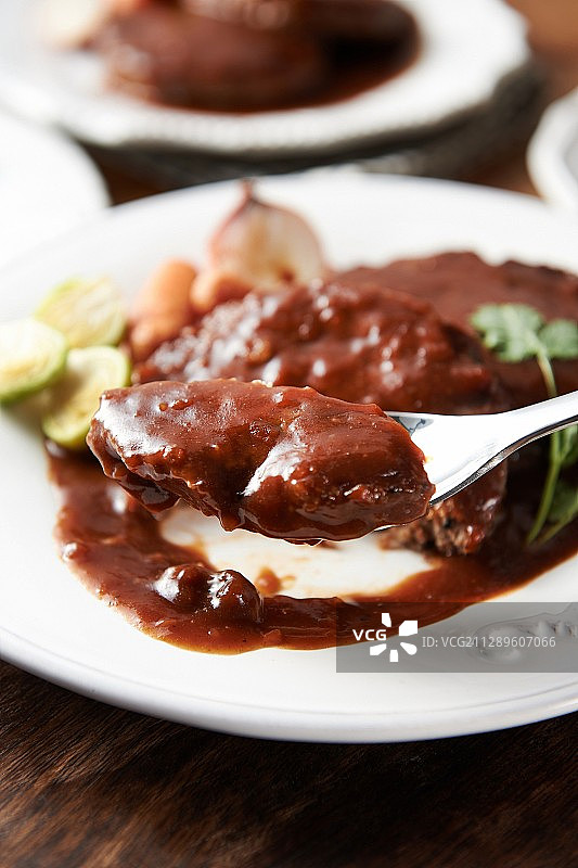 汉堡牛排图片素材