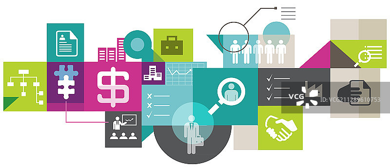 招聘插画图片素材