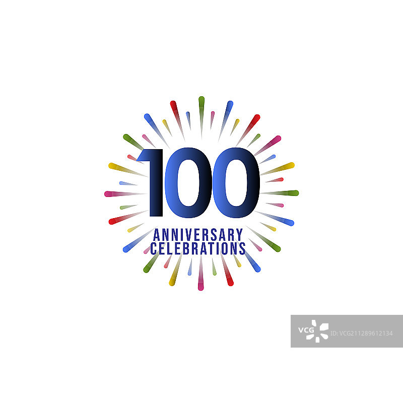 100周年纪念庆典模板设计图片素材