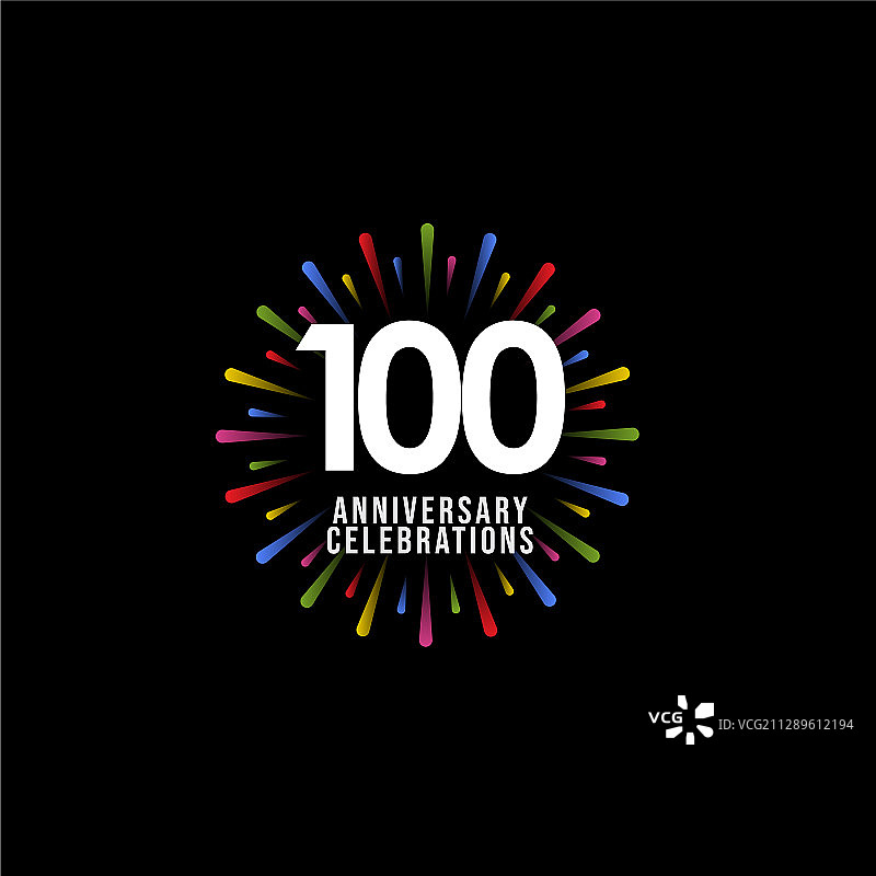 100周年纪念庆典模板设计图片素材