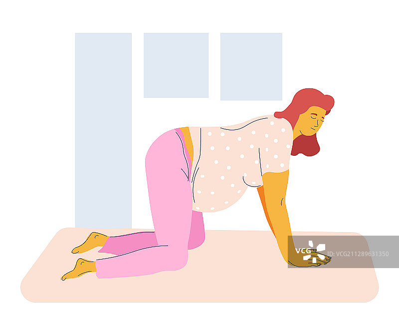 准备分娩的孕妇图标图片素材