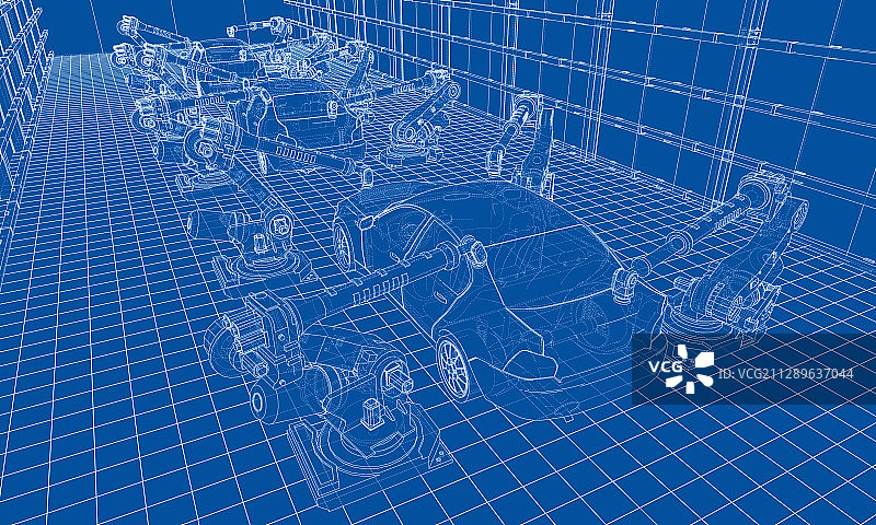 组装汽车图片素材
