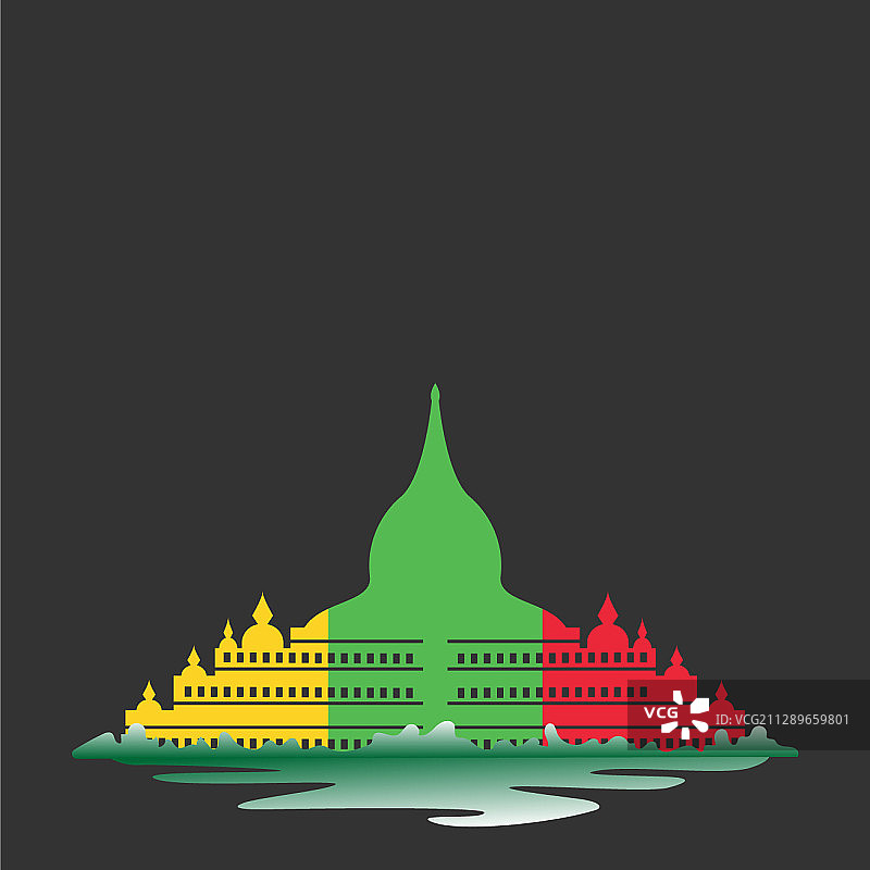 缅甸国旗国庆图片素材