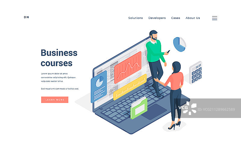 人们参加互联网商业课程图片素材