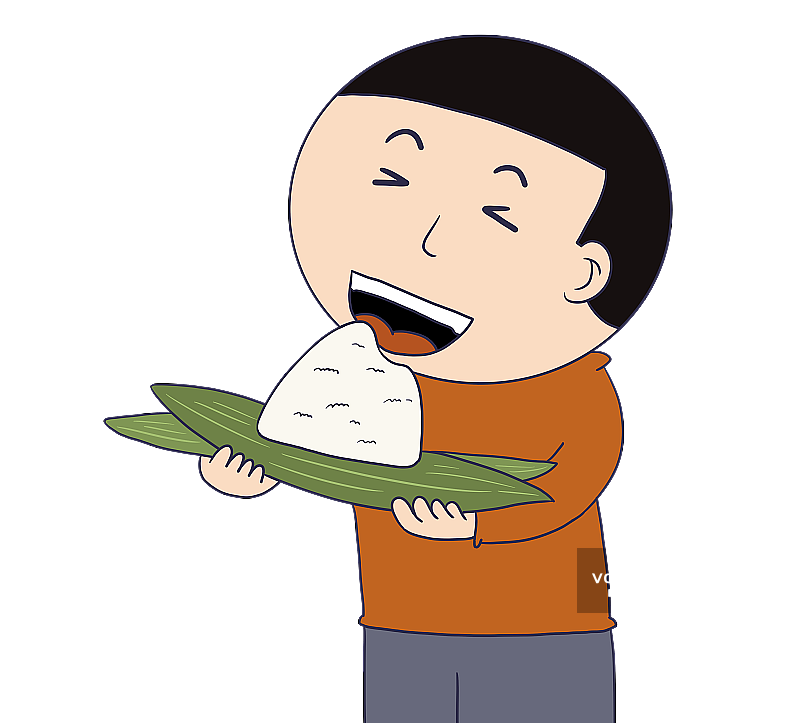 元素：端午吃粽子图片素材