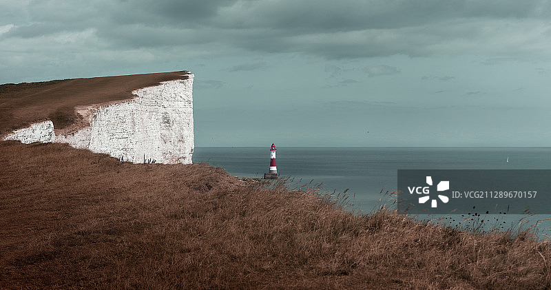 英国布莱顿七姐妹白崖图片素材