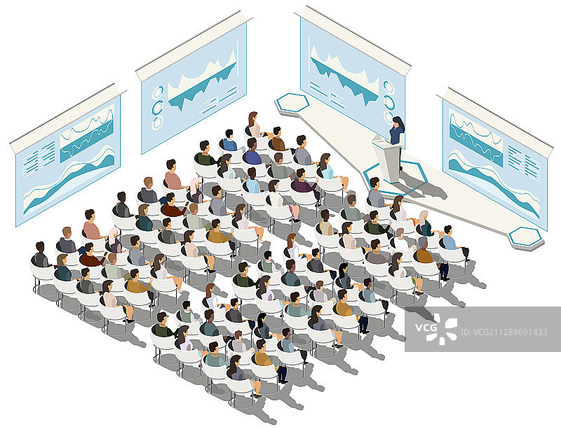 商务会议：商务演示，女人图片素材