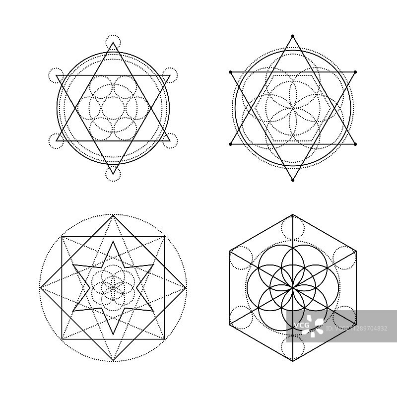 神圣几何图形合集图片素材