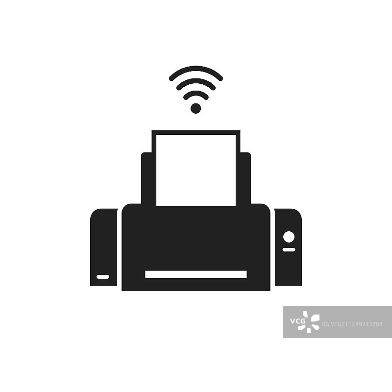 无线打印机图标图片素材