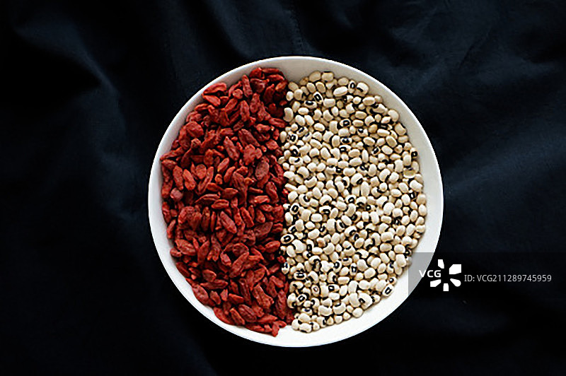 枸杞眉豆图片素材