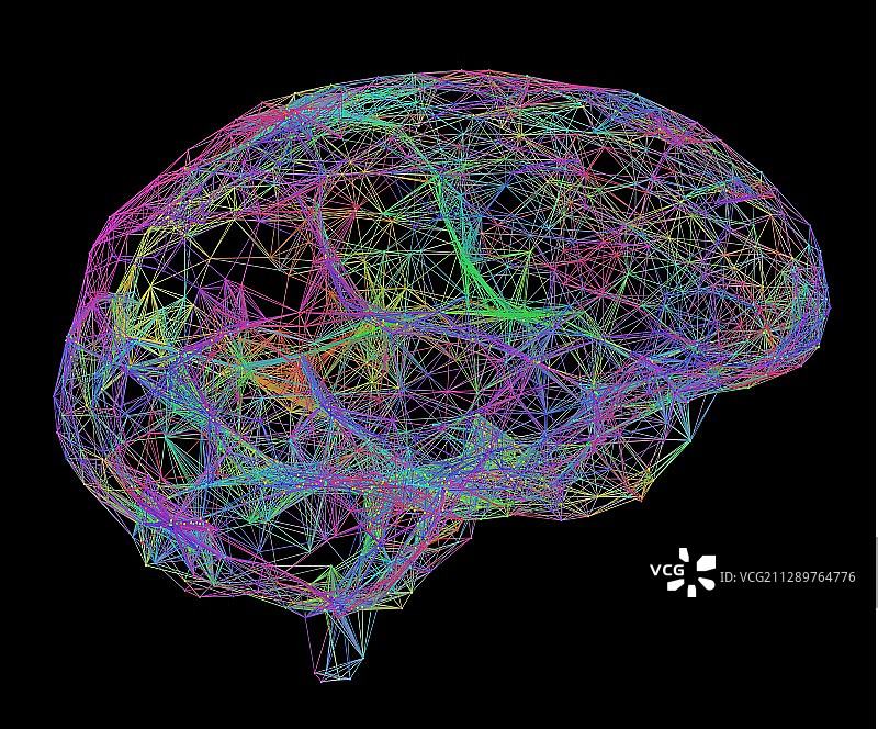 大脑神经网络插画图片素材