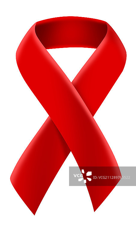 艾滋病宣传丝带插画图片素材