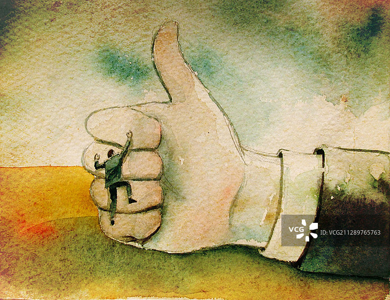 商人插画图片素材