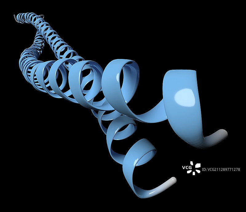 角蛋白丝分子结构图图片素材