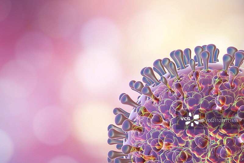 轮状病毒颗粒示意图图片素材