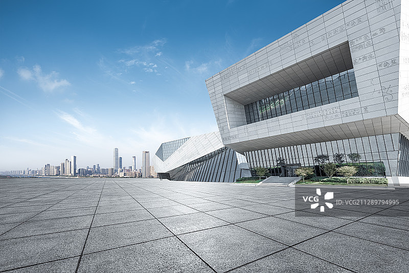 长沙音乐厅广场建筑图片素材