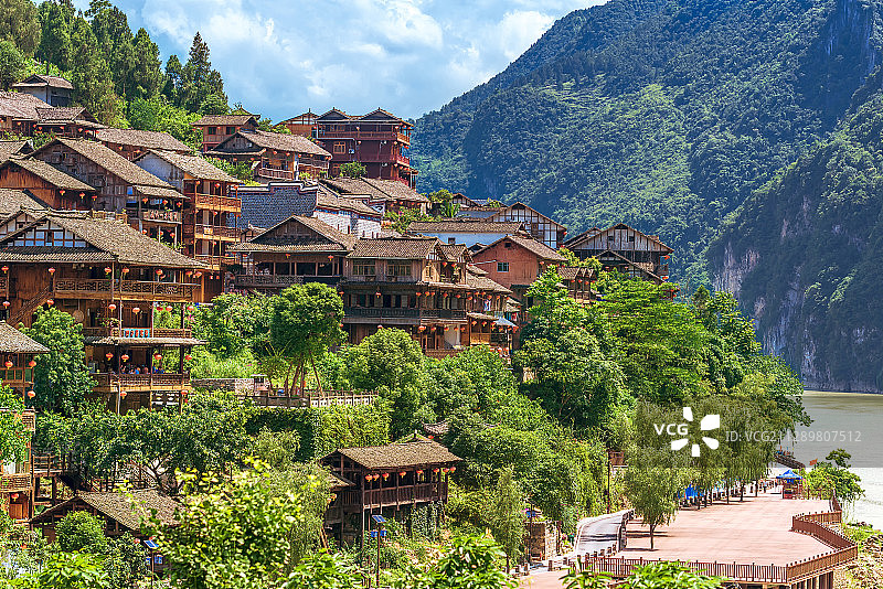 重庆酉阳龚滩古镇图片素材