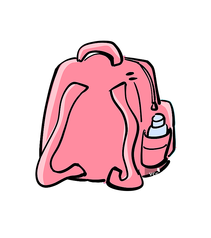 背面的书包图片素材