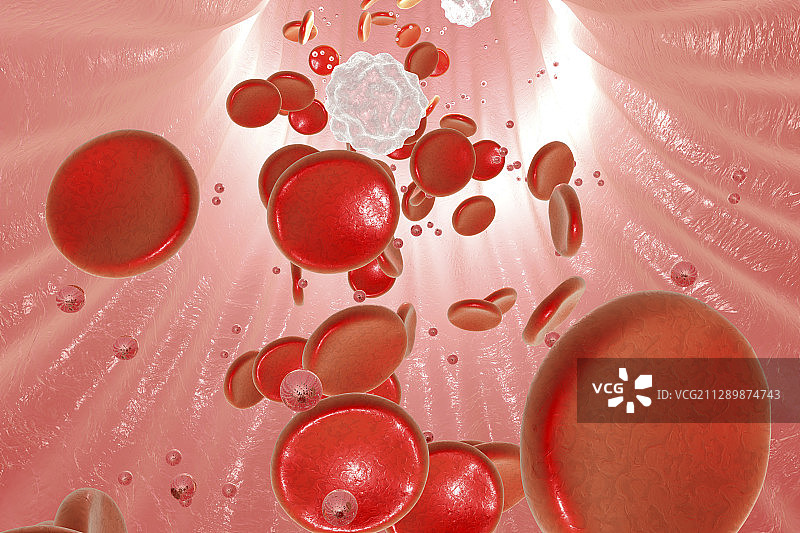 血液中的纳米颗粒插图图片素材