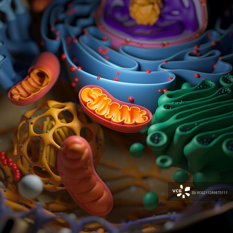 细胞结构细节图图片素材