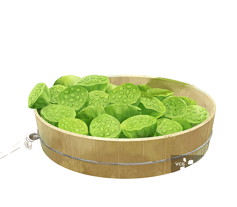 荷叶荷花元素图片素材