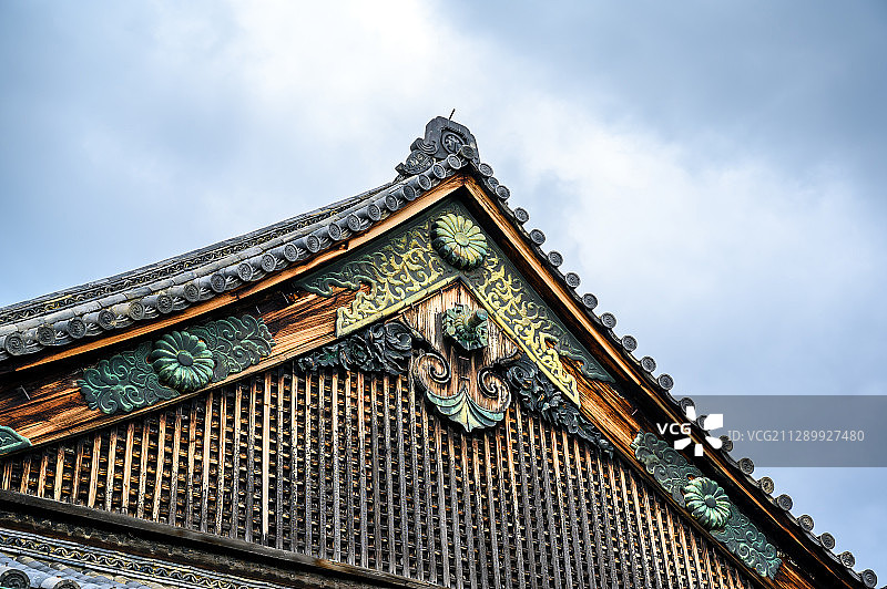 日本京都二条城建筑景观图片素材