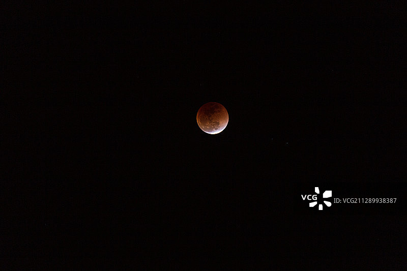 月全食过程图片素材