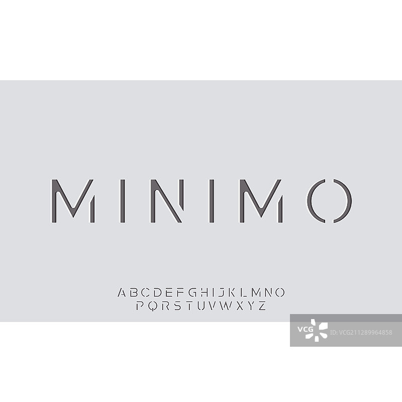 Minimo字体图片素材