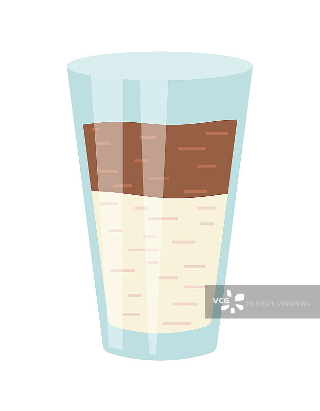 酒吧或咖啡馆菜单中的玻璃杯饮品图片素材