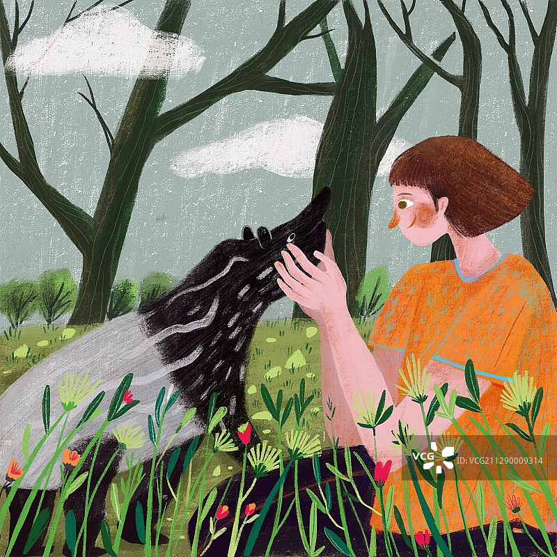 保护野生动物 貘图片素材